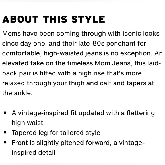 WOMENS LEVI’S HIGH WAISTED MOM JEAN IN A MEDIUM BLUE WASH DENIM 80’s VIBE… - Picture 4 of 11